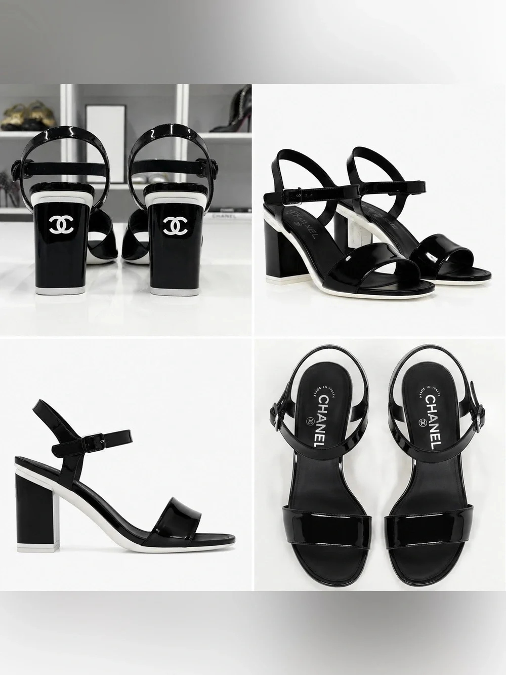 CHANEL Sandals in Black